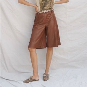 Anthropologie Davina Faux leather pants